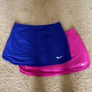 2 Nike Dri-Fit Skirts